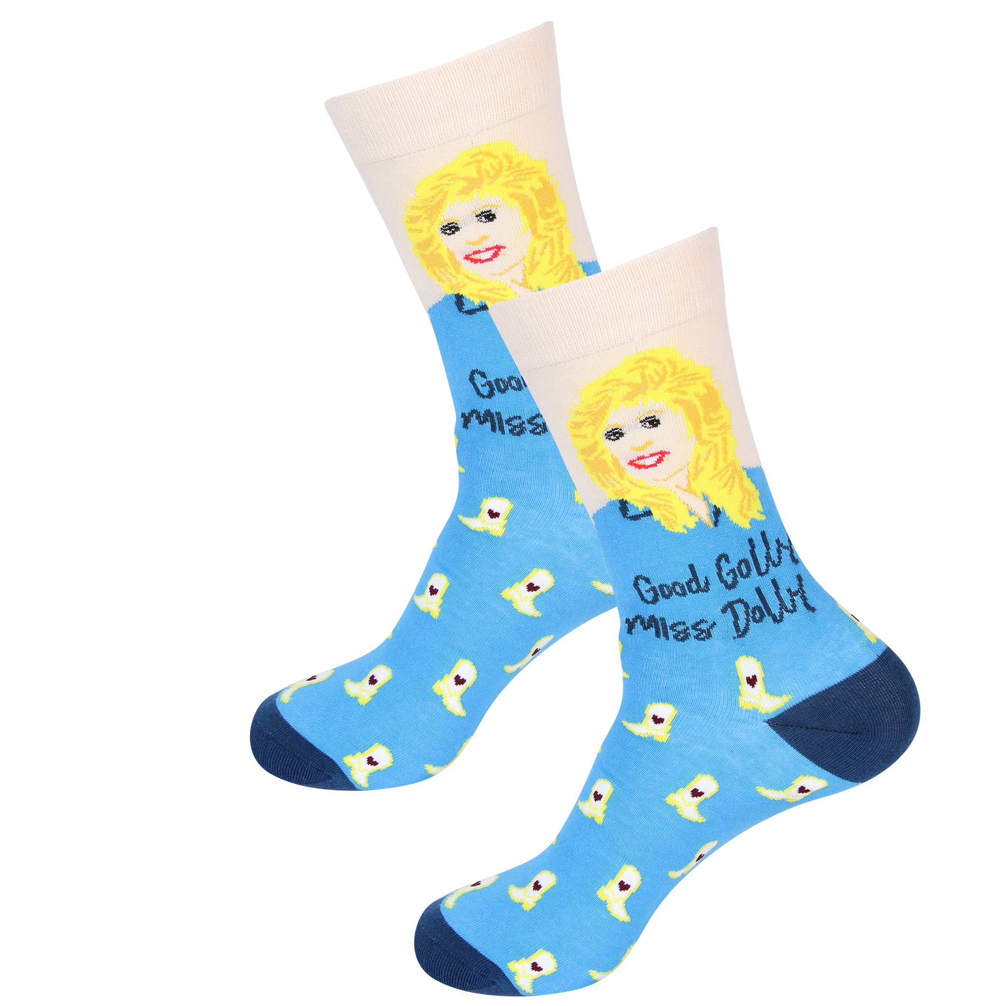 Barrel Down South - Wholesale Socks - Women's - Good Golly Miss Dolly Dolly Parton Inspired Socks1
