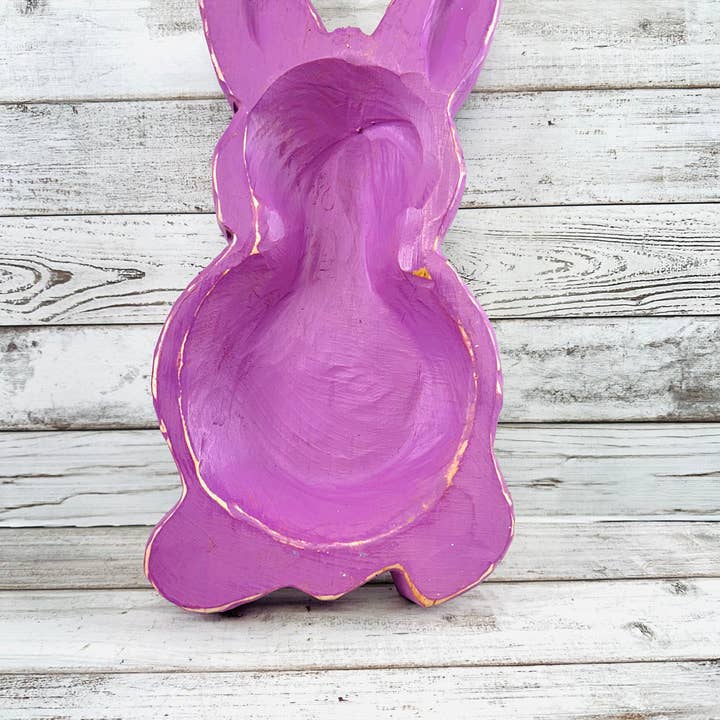 VALENTINA IMPORTS INC - Wholesale Candle Holder - Easter Rabbit Dough Bowl Candle Ready 1