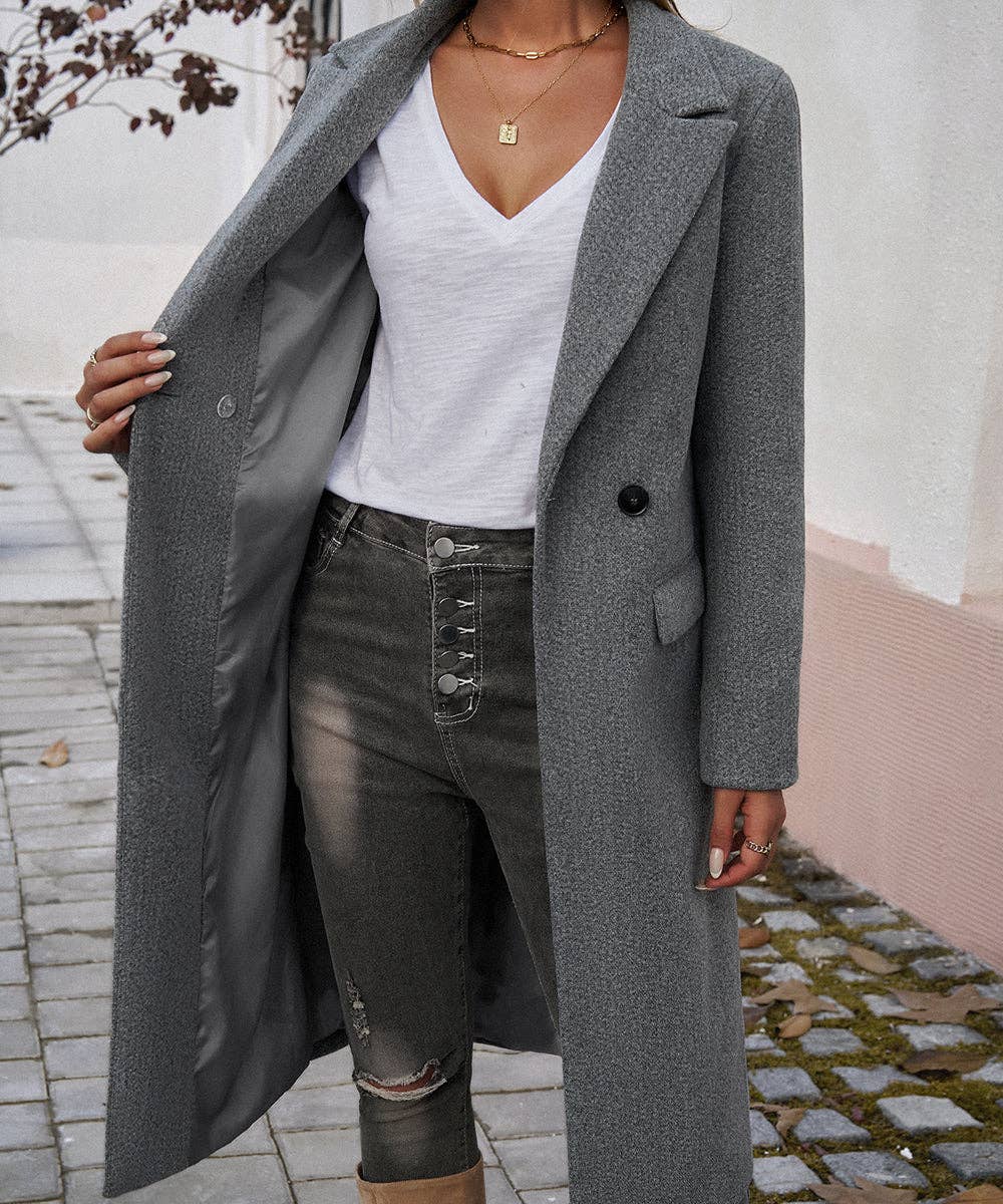 Aria Romance - Wholesale Coat - Women's - Draped Cowl Neck Open Front Cardigan16