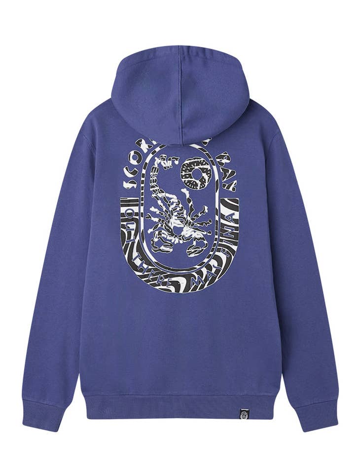 Herenhoodie met rits "Floating Logo" voor wholesale door Scorpion Bay