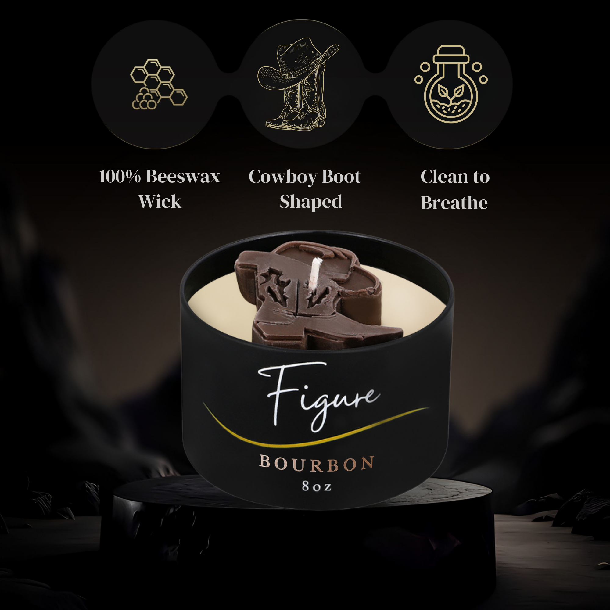 Figure - Wholesale Novelty Candle - Cowboy Boot2