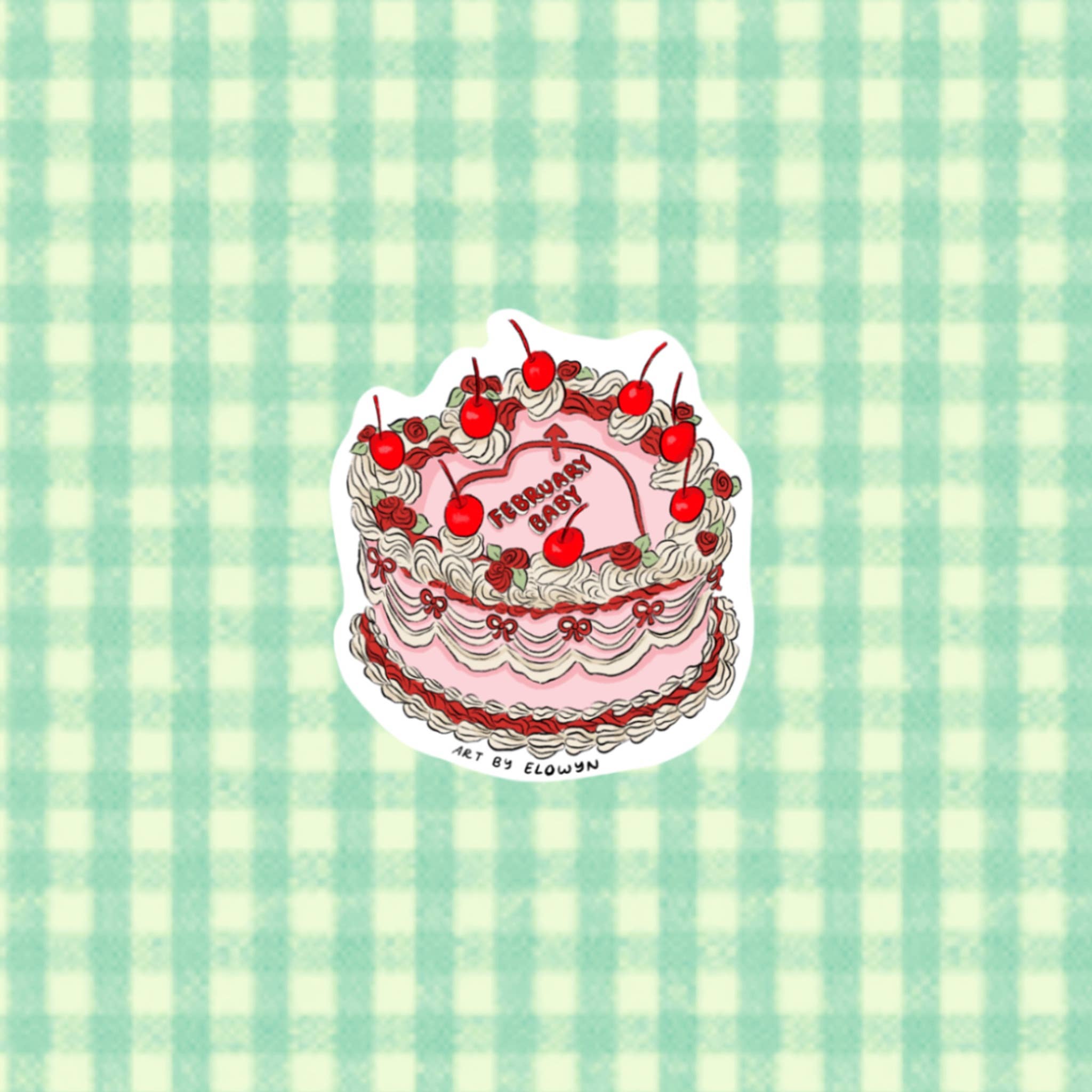 Art By Elowyn – Großhandel Aufkleber – Kuchen für den Geburtsmonat17