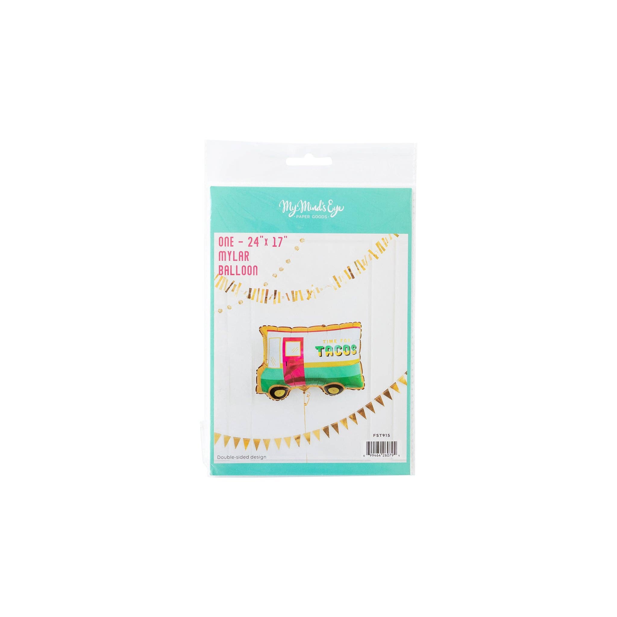 My Mind’s Eye - Vendita all'ingrosso A palloncino - FST915 - Palloncino in mylar a forma di camion Taco1