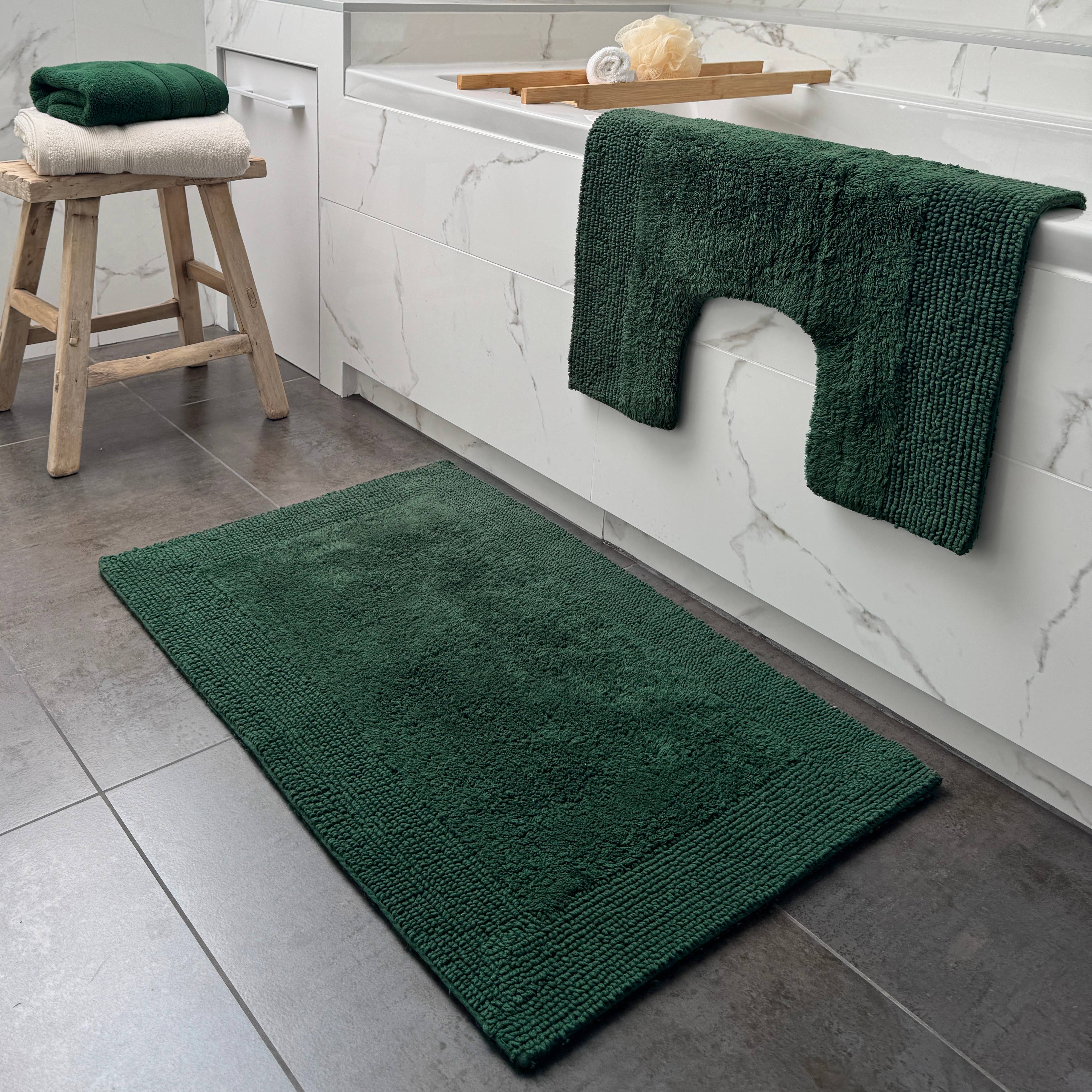 Allure Bath Fashions – wholesale Bath mat – Elegance Reversible Bath Mat - Heavyweight 100% Cotton Rugs25