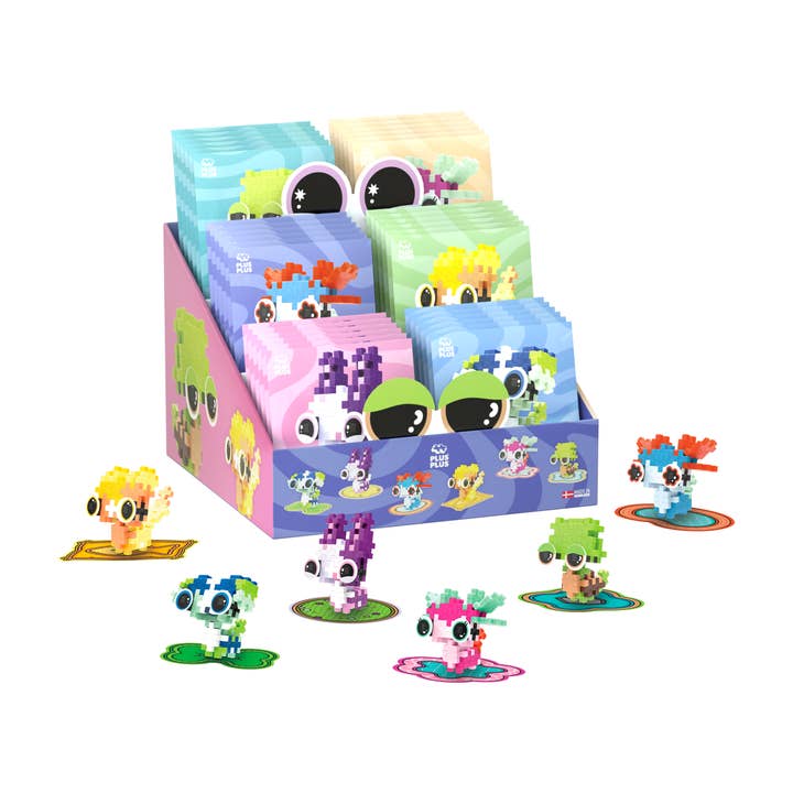 Display 36 Pop Animals - PLUS PLUS for wholesale by Kontiki