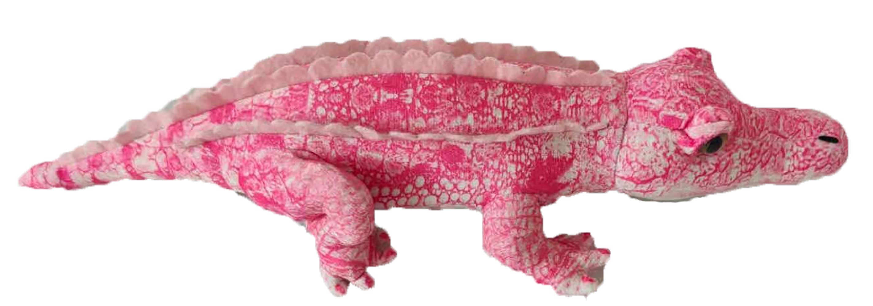 Texas Toy Distribution – wholesale Stuffed/plush toy – Kids & baby – Crocodile Plush 14" Stuffed Animals, Pink and Green Options!1