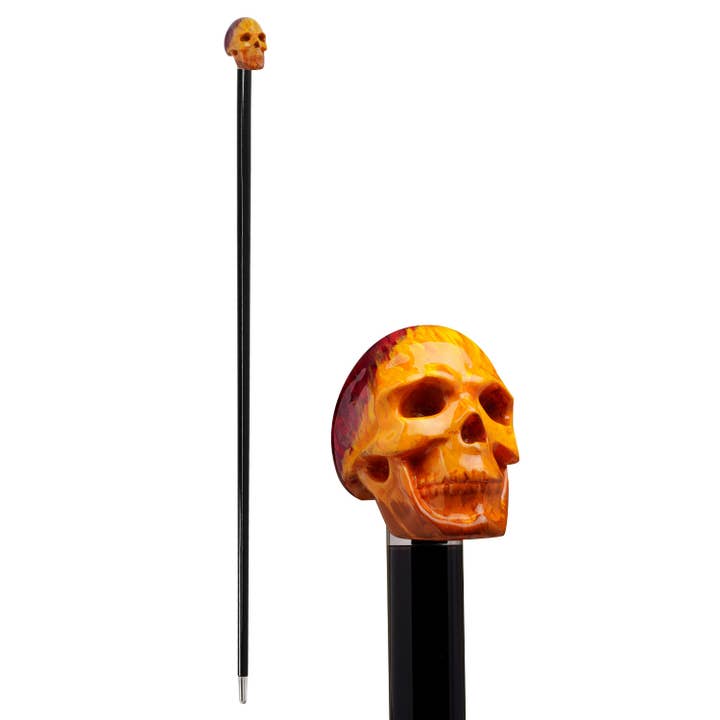 Flame Skull Stick for wholesale by Walking Sticks/Utile4