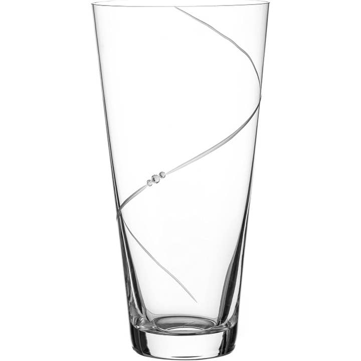 DIAMANTE - Vendita all'ingrosso Vasi - Vaso conico Silhouette Crystal con cristalli Swarovski - 25