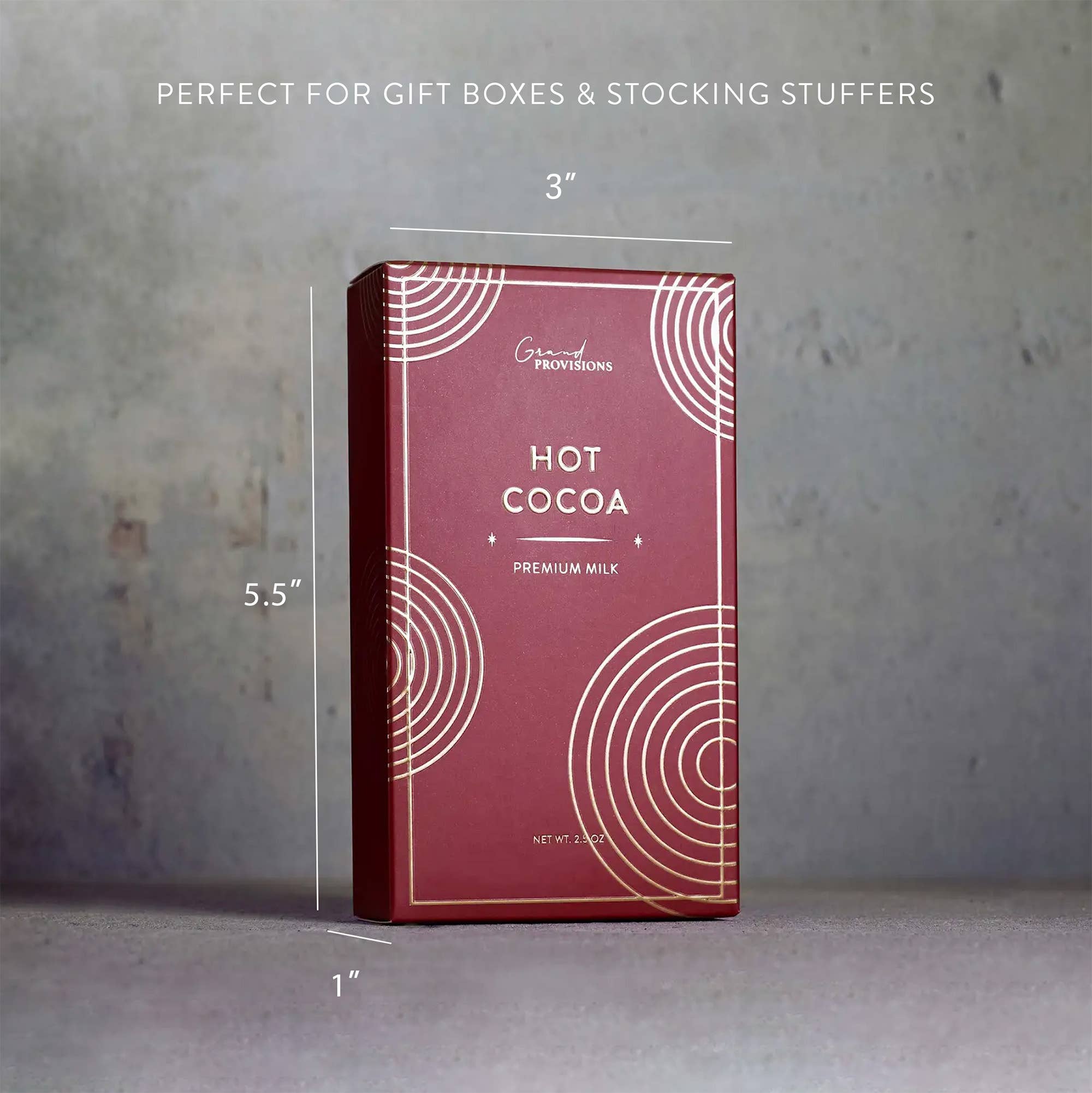 Grand Provisions - Wholesale Hot Cocoa Mix/Kit - Holiday Hot Chocolate - Creamy Milk (2.5 oz)2