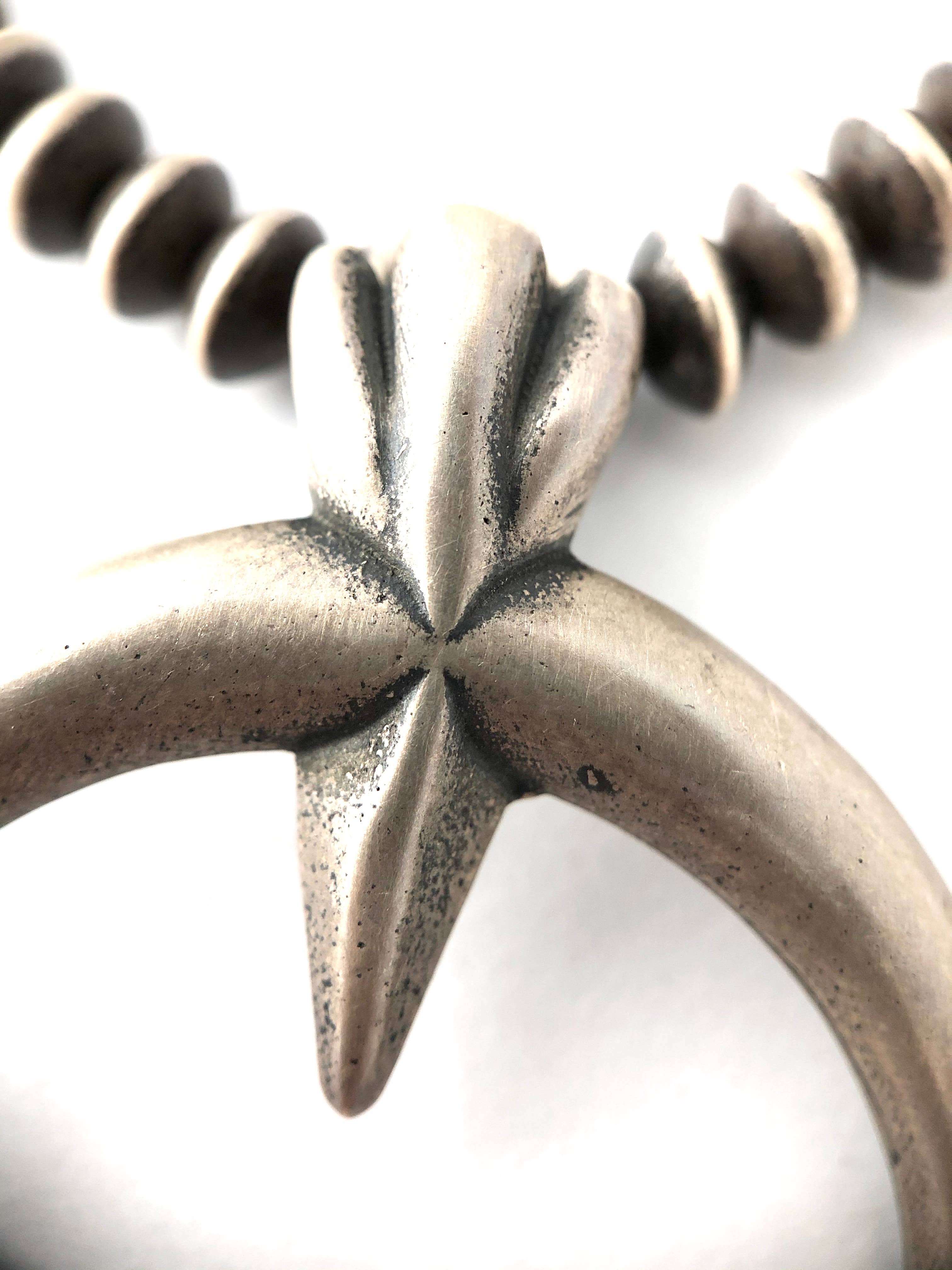 CLP Jewelry - Wholesale Pendant/Charm Necklace - Silver Naja on Oxidized Bead and Leather Necklace1