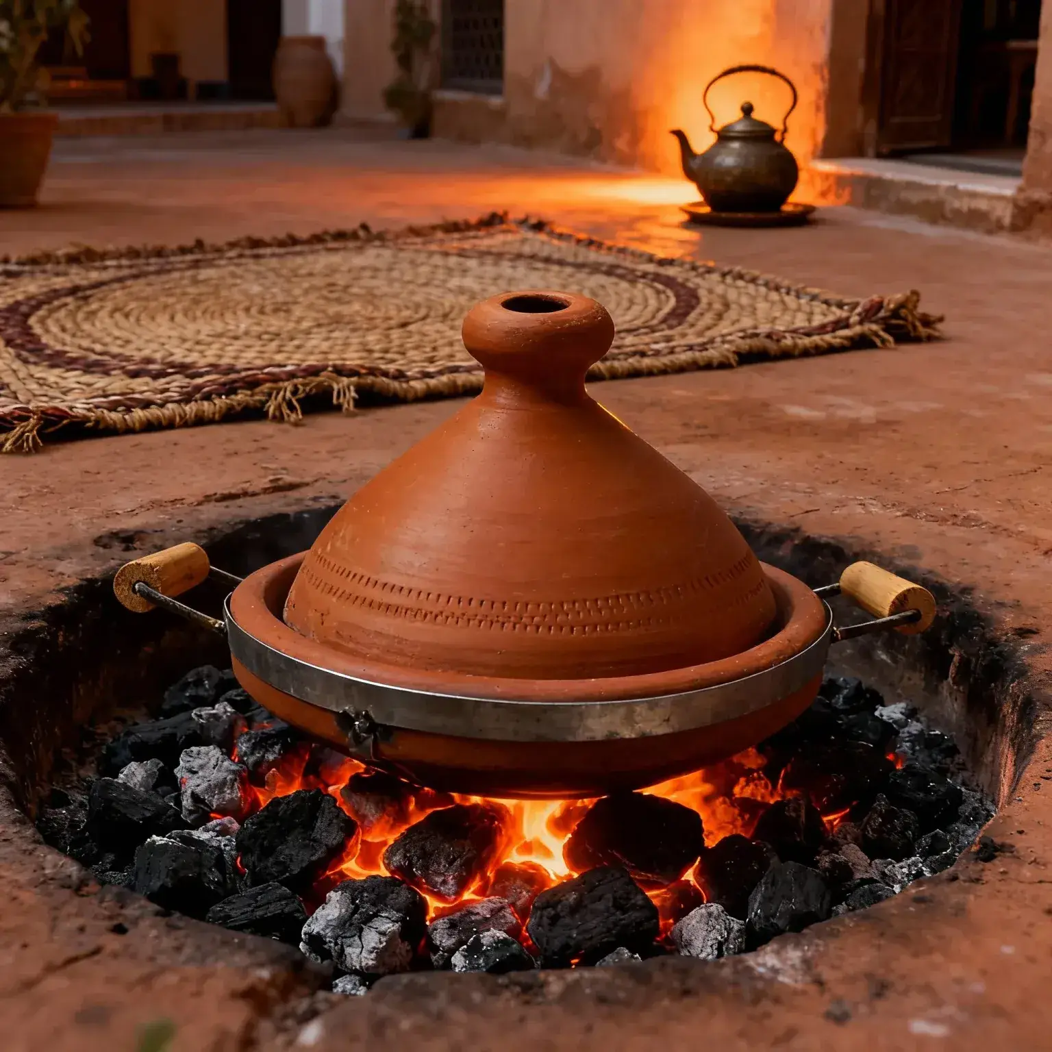 High crafty - Wholesale Cooking Pot - 🏺 Authentic Tagine with Handles – 30 cm Handmade Terracotta1