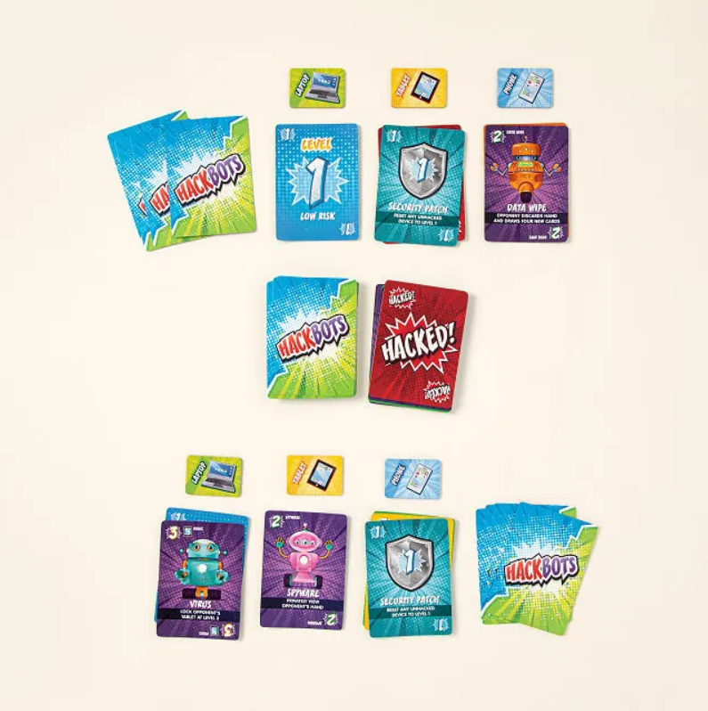 Blue Ninja Studios - Wholesale Card Game - HackBots Family Strategy Card Game5