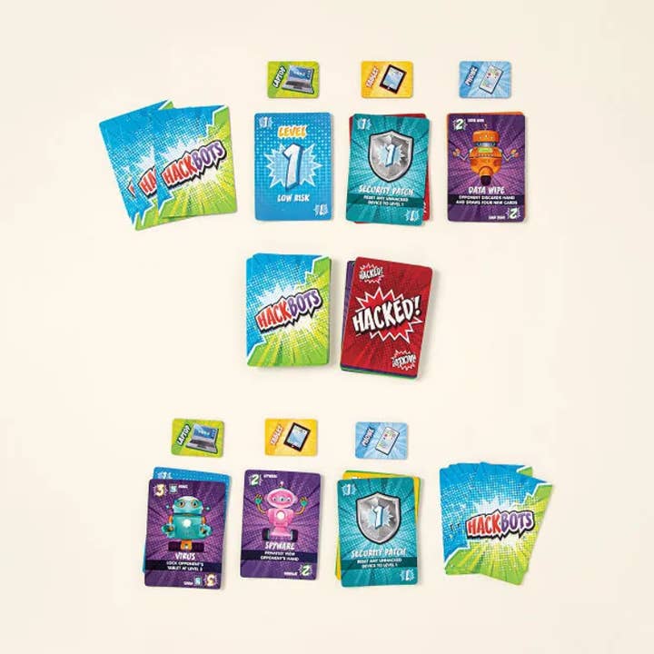 Blue Ninja Studios - Wholesale Card Game - HackBots Family Strategy Card Game5