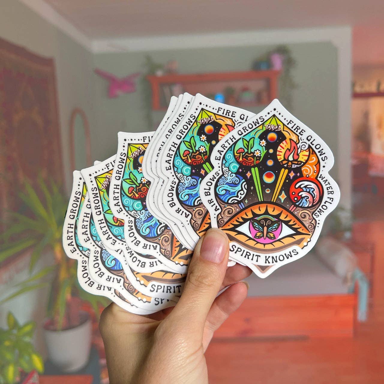 SeeknRevel - Wholesale Phone & Laptop Stickers - The 5 Elements - Sticker2