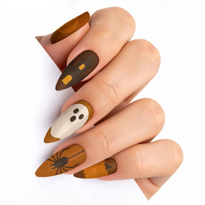 FYNE BODY - Wholesale Press-on/fake nails - Cocoa Coven Gothic Autumn Press-On Nails35