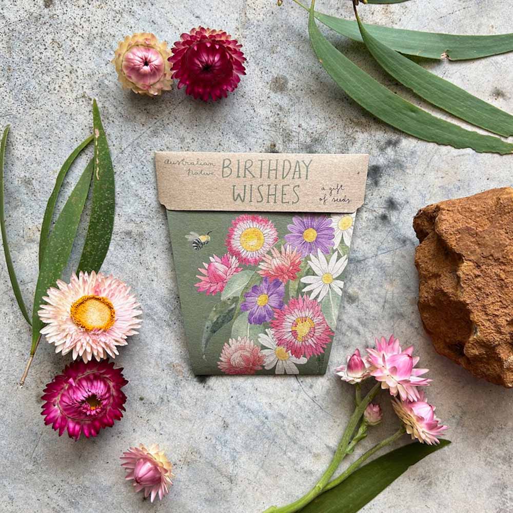 Sow 'n Sow - Wholesale Birthday card - Birthday Wishes Gift of Seeds (Australia Only)4