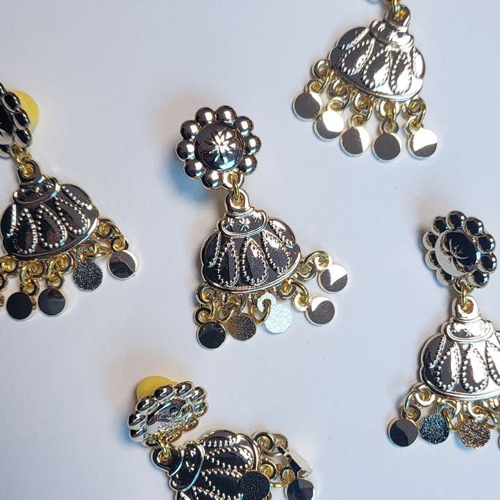 Jhumka Emalje Pin for engroshandel hos The Playful Indian