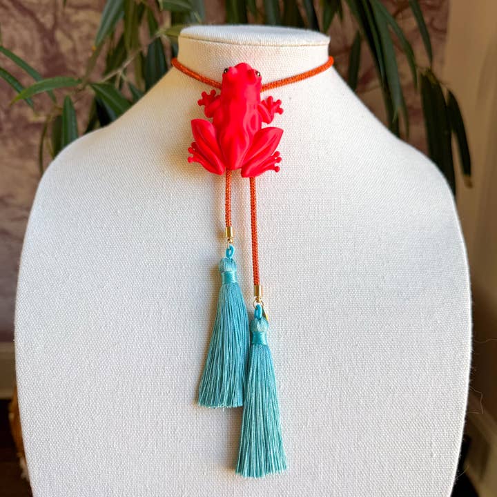 Glitzernder Baumfrosch-Bolo Nr. 5 für den Großhandel von Rahya Jewelry Design