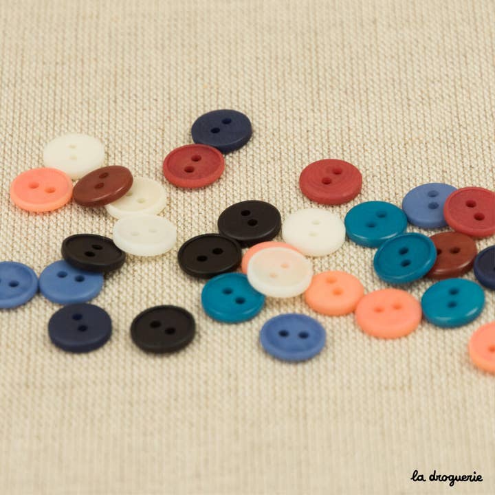 Confetti-knap i corozo 11 mm for engroshandel hos LA DROGUERIE