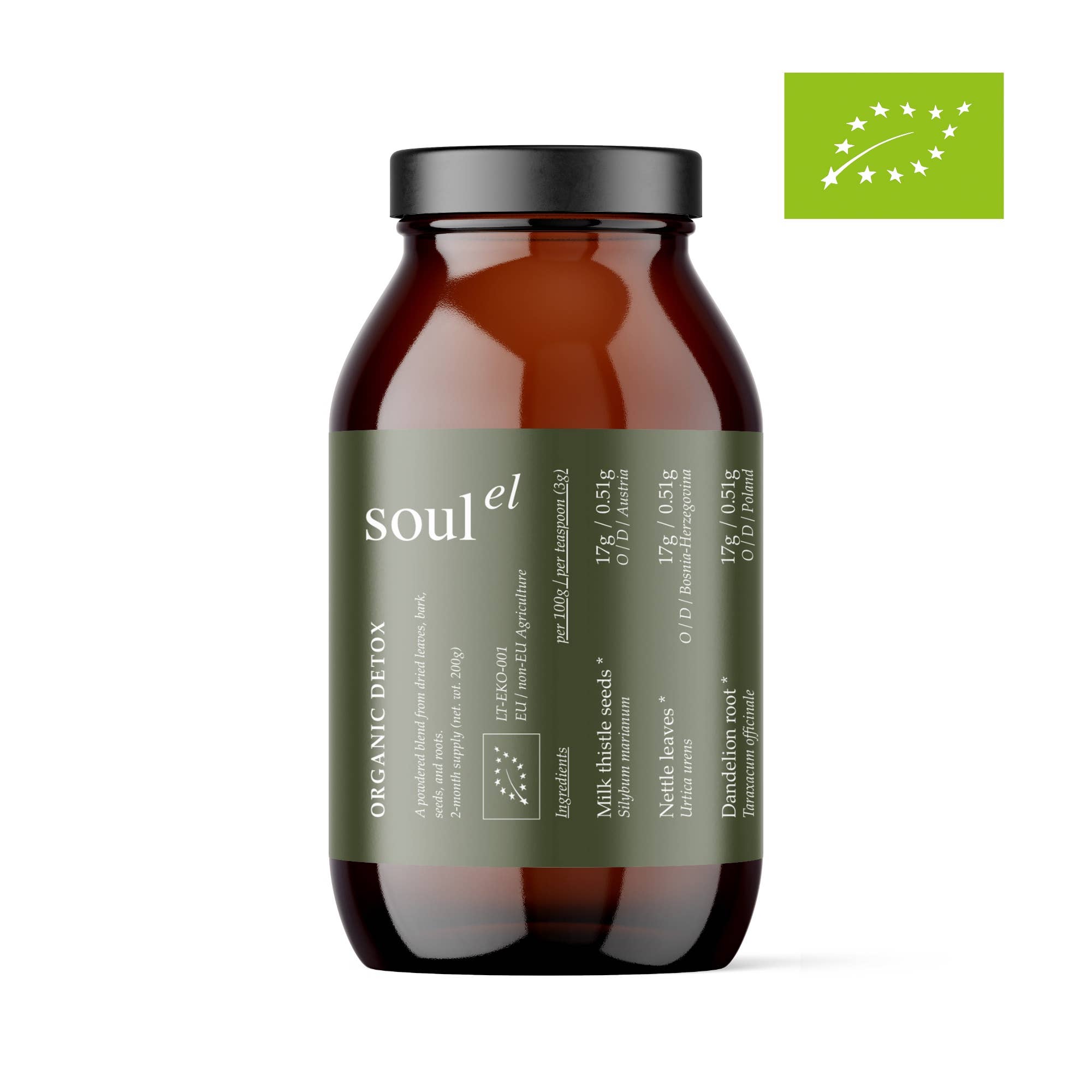 SOULEL - Wholesale Oral Supplement/Vitamin - Organic Detox - Botanical Blend for Detoxification