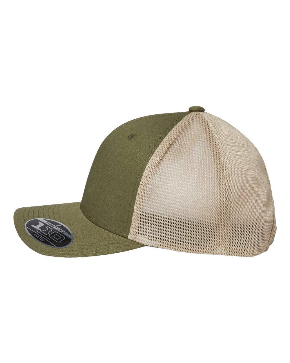 The Park Wholesale - Vente Casquette de camionneur – unisexe - Casquette Flexfit 110M 110® à dos en maille, casquette camionneur - 110M50