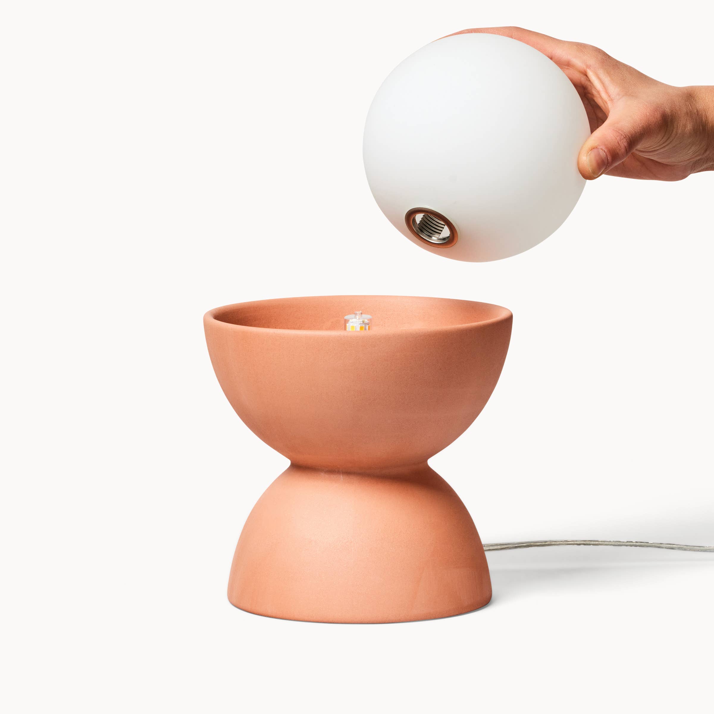 Franca - Wholesale Accent/Desk Lamp - Stacked Table Lights - Terracotta3