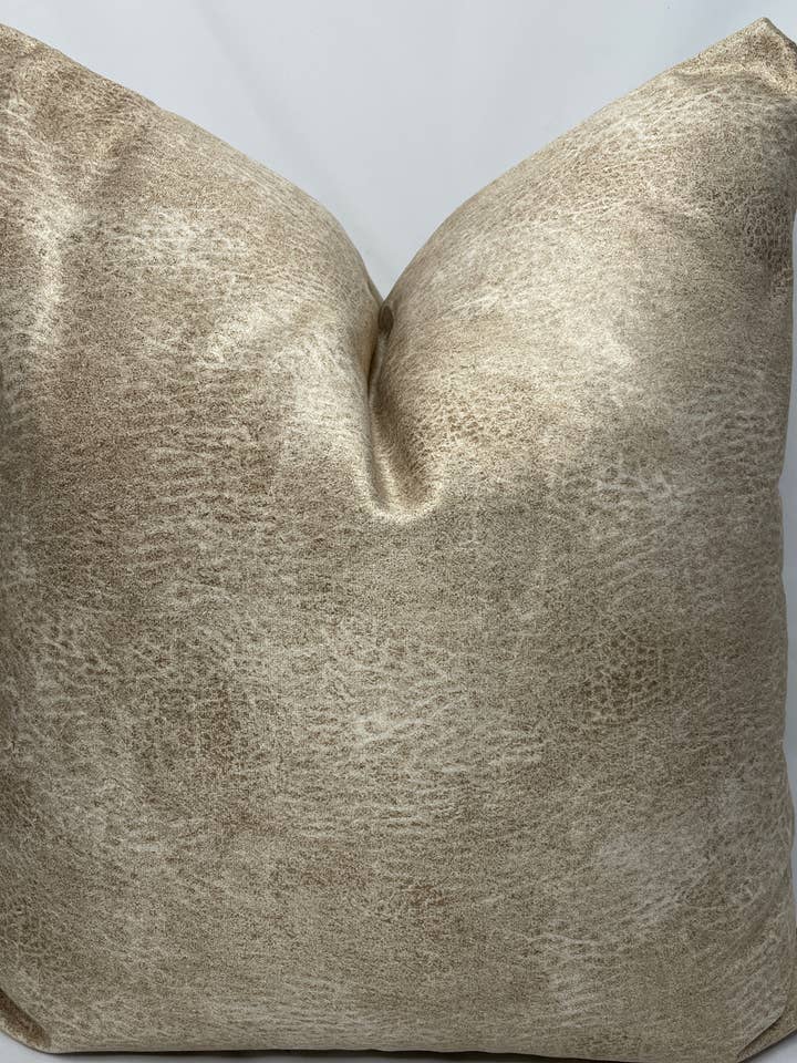 The Bradshaw Collection Velvety neutrals 24” Pillow Case for wholesale by StyleUp