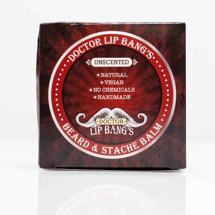 Doctor Lip Bang's - Vente Produit structurant pour la barbe - Non parfumé - Baume végétalien pour barbe et stache