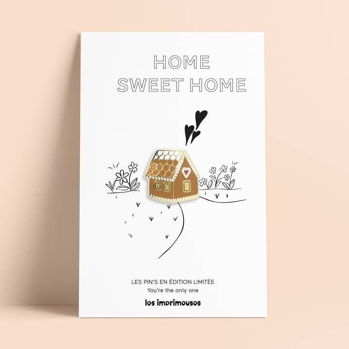 Pin's Home Sweet Home - Gingerbread House for wholesale by LES IMPRIMEUSES