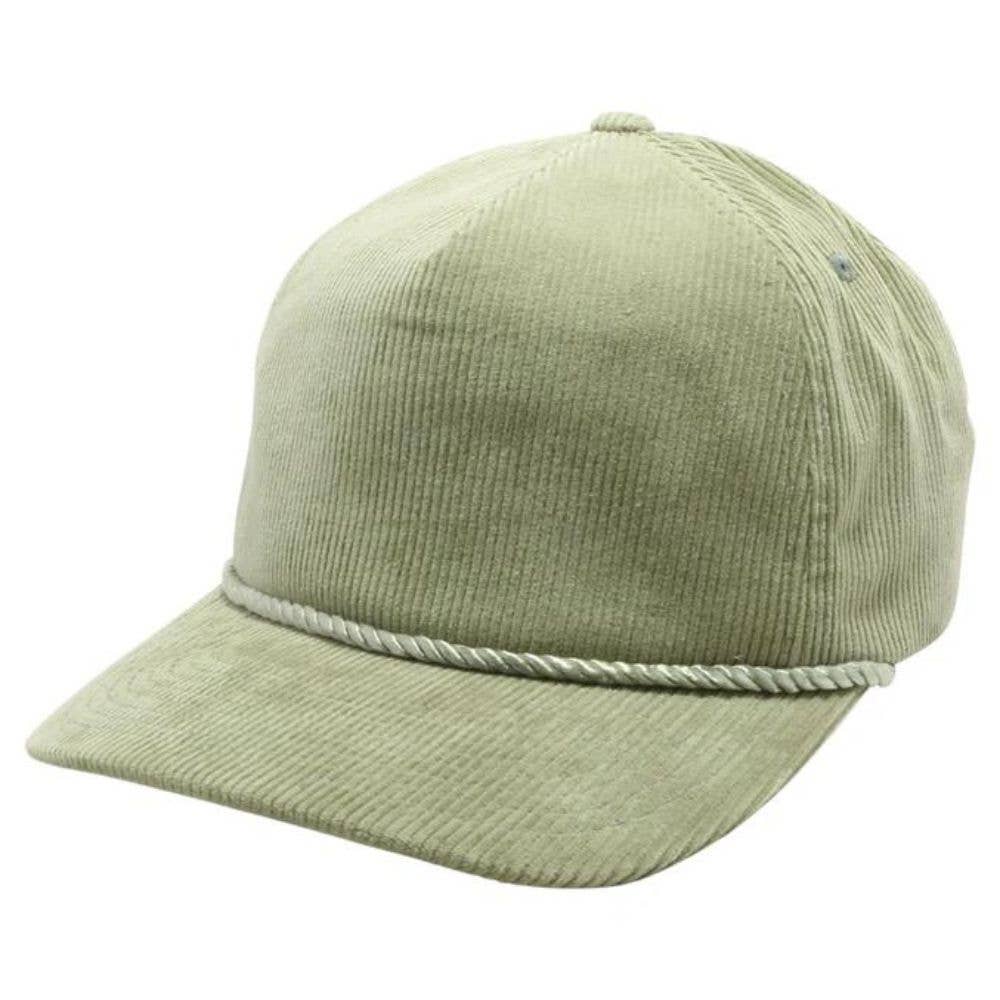 DOBBI - Wholesale Baseball Cap - Women's - Five Panel Corduroy Unstructured Rope1