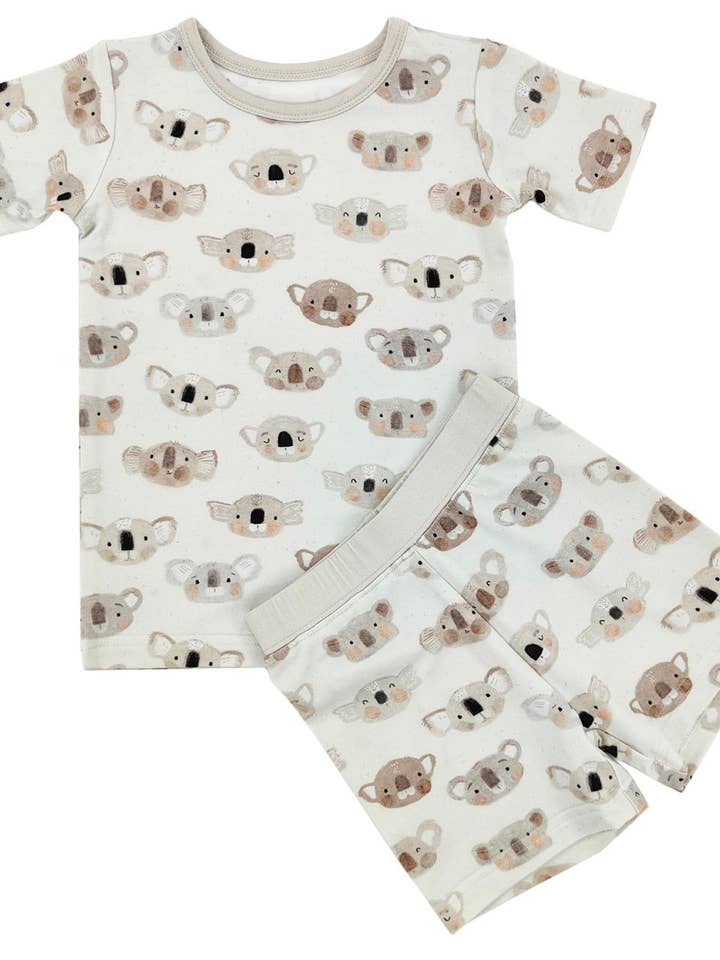 Koala Bamboo Shorts Set for wholesale by Little One Shop