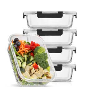 Borke The All-in-one Lunch Bento Box -Two Stackable Meal Prep Kids Bento  Box- Dishwasher Safe,Utensils,Dividers-Food Storage Containers