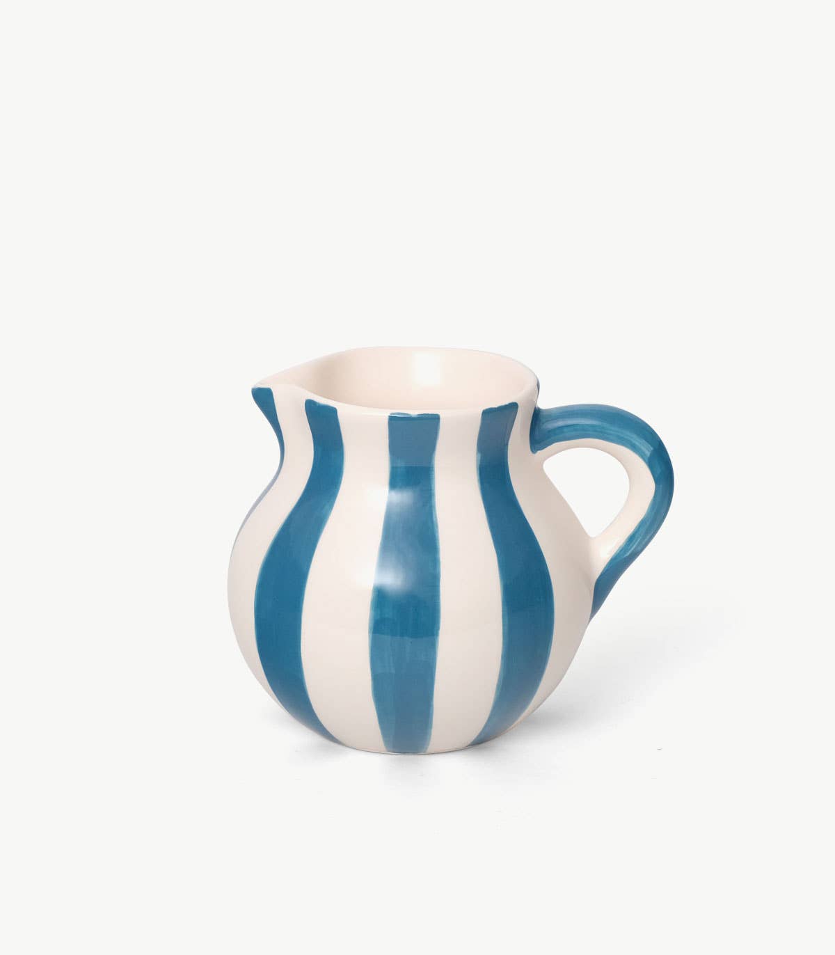 Casa Atlântica - Wholesale Jug - Striped multicolored painted ceramic jug0
