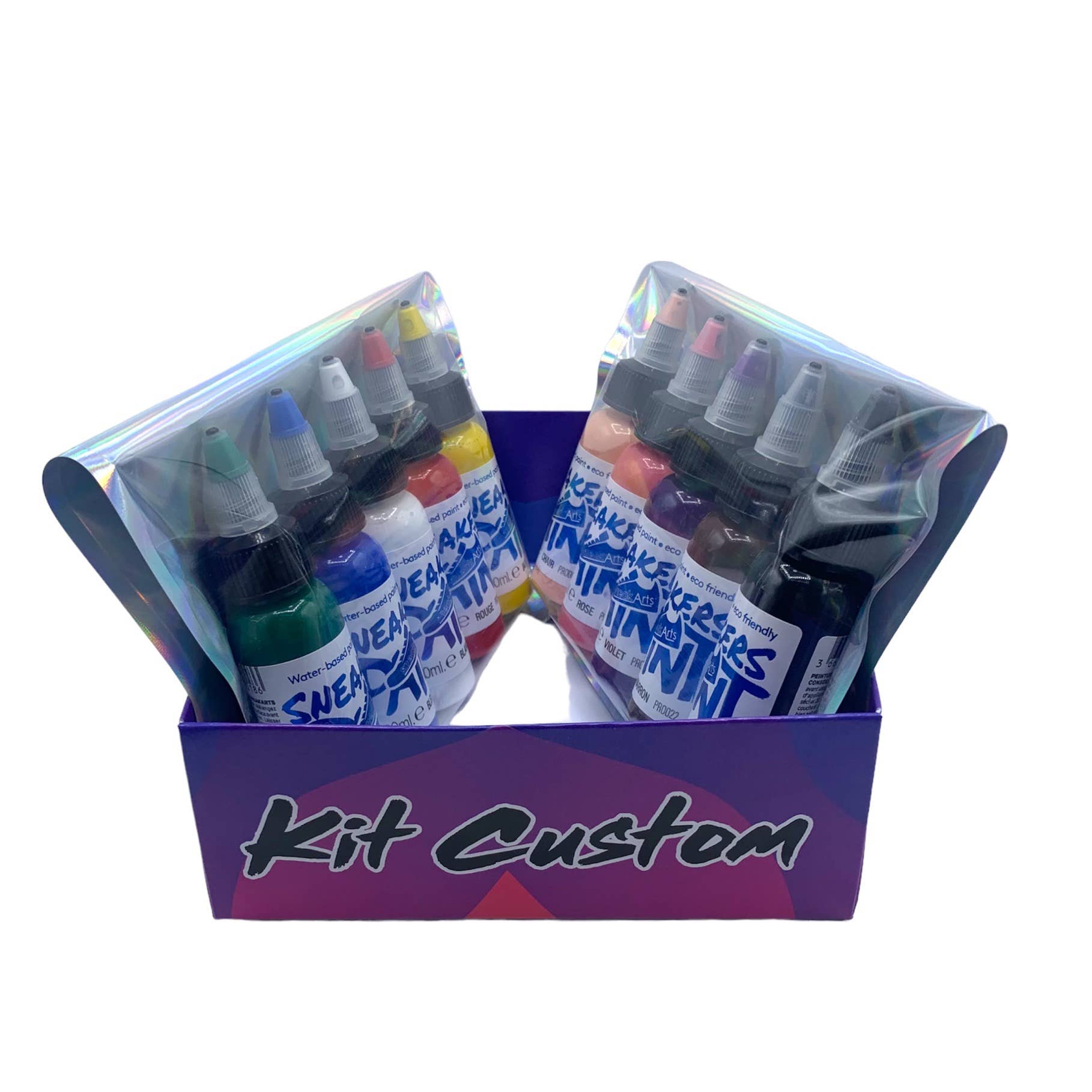 SneakArts - Wholesale Paint Set - Pack of 10 Leather and Textile Paints - 30ml1