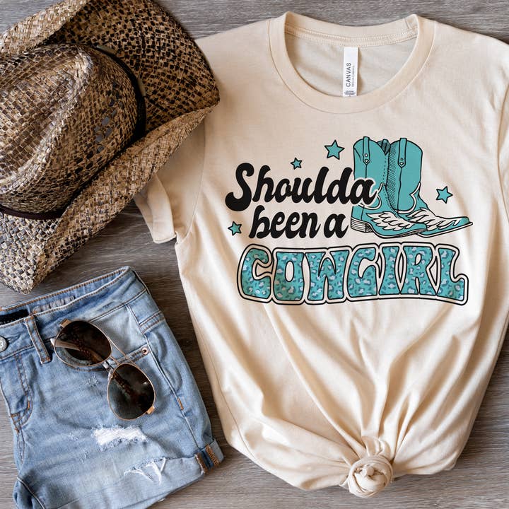 Camisa estampada «Debería haber sido una vaquera» para venta al por mayor de Untamed Country