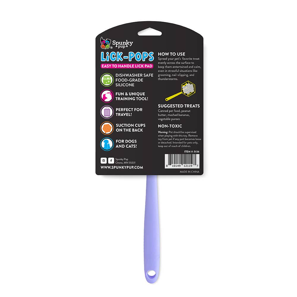 Spunky Pup - Vente Tapis de gamelle – chien - Lick Pops - Spatules à lécher pour chiens et chats9