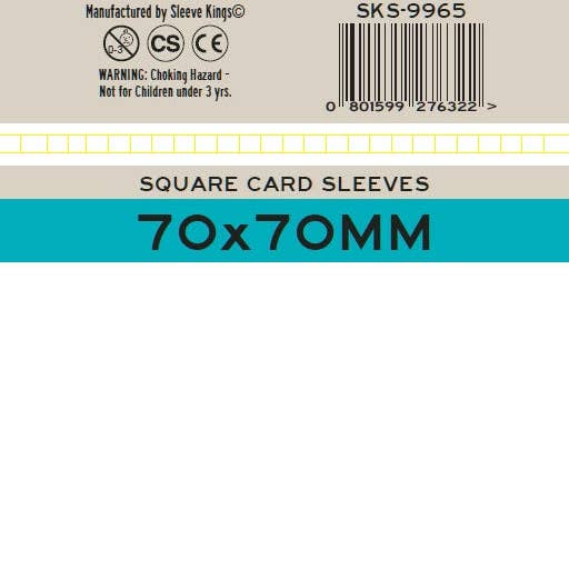 Mayday Games – Jogo de cartas por atacado – Capas de cartão quadradas SK premium (70 x 70 mm) - pacote com 55, 100 mícrons1