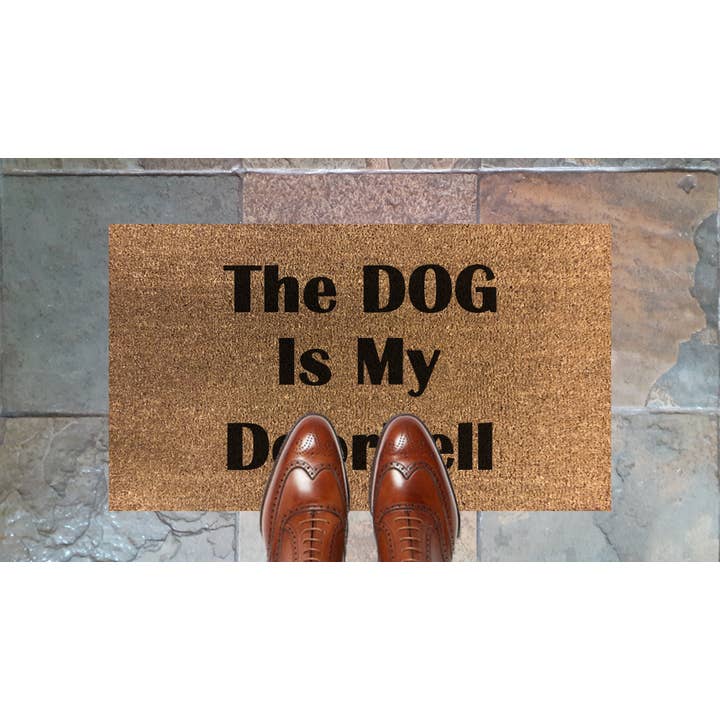 O cachorro é minha campainha Coir por atacado de ARTISANKISS