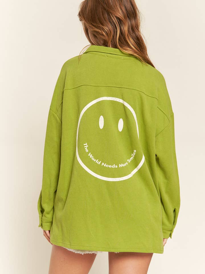 Front Flap Pocket Button Closure Knit Jacket JJT1050 for wholesale by JADE BY JANE