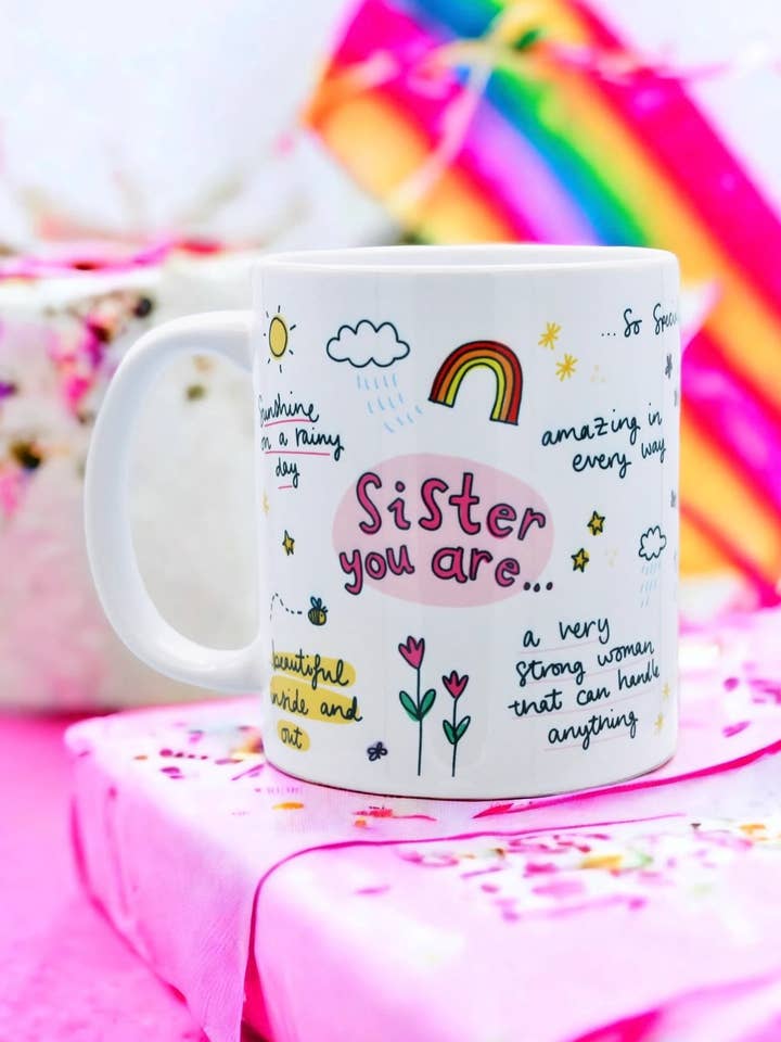 Sister Mug- Sister Gift | Positive Gift | Christmas Sister for wholesale by Feel Good Gift co.