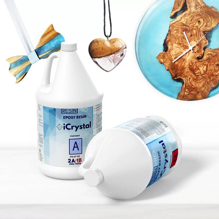Professional Resins, LLC - Wholesale Craft Supplies - "ICRYSTAL" – Clear Epoxy Resin for Craft & DIY