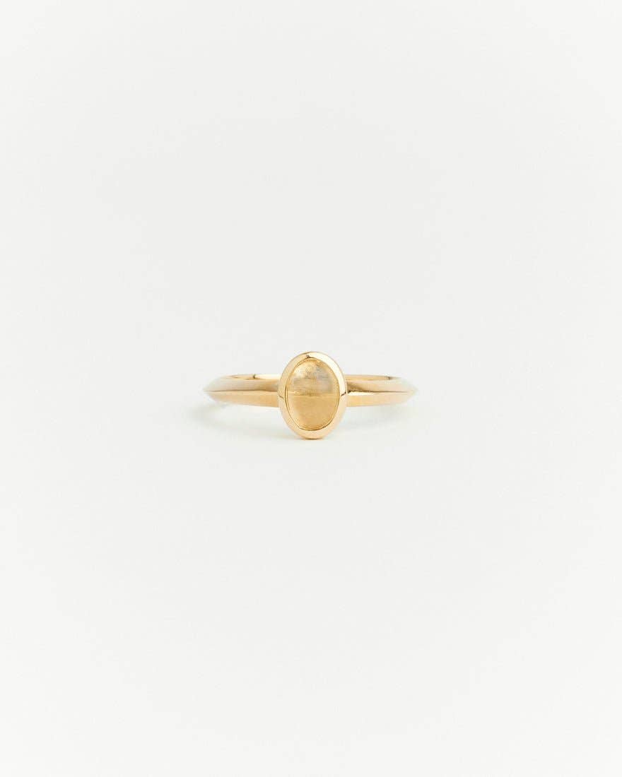 Sophie Blake - Venta al por mayor Anillo con gemas - Anillo Trinidad Cuarzo Limón1