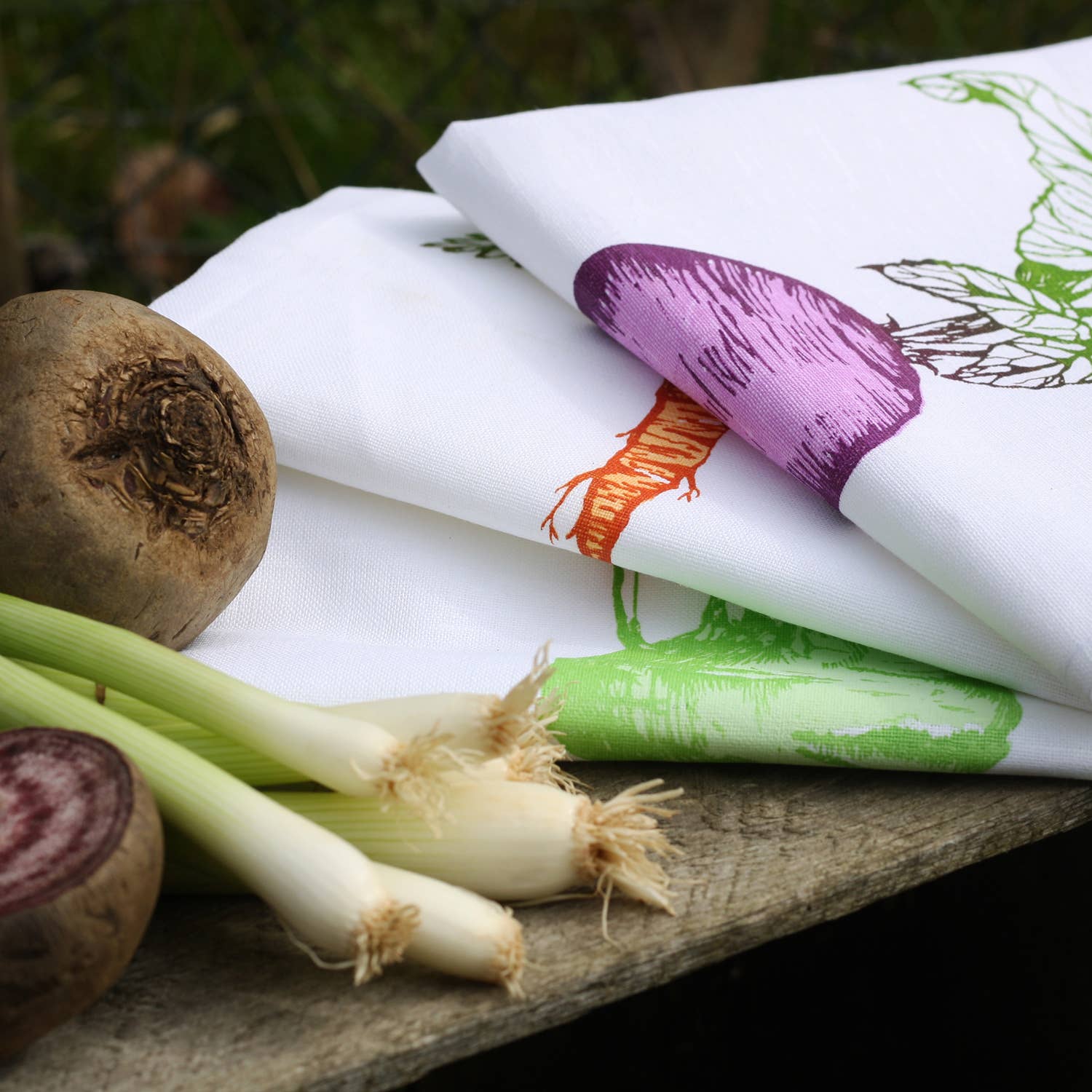 Frohstoff Meike Marie Buchholz - Wholesale Tea Towel - kohlrabi tea towel2