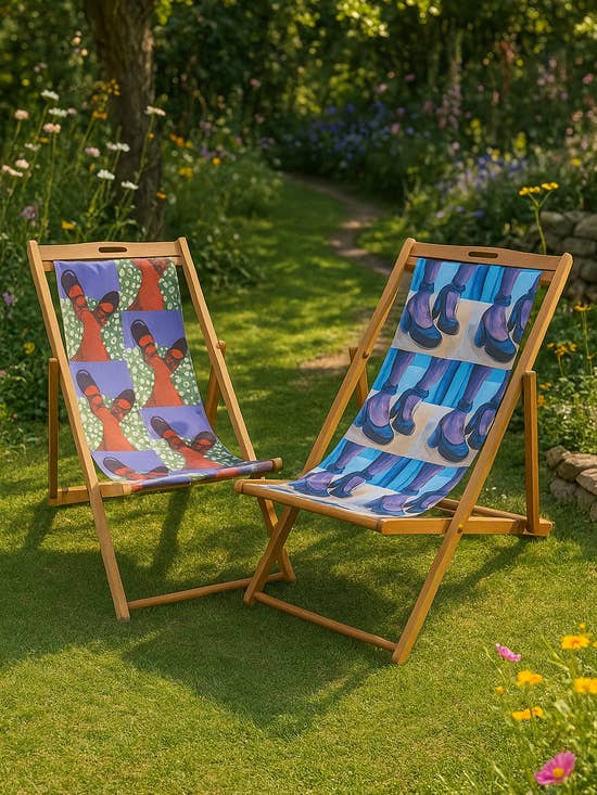 Röda ben och prästkragar solstol för wholesale av Red Vintage