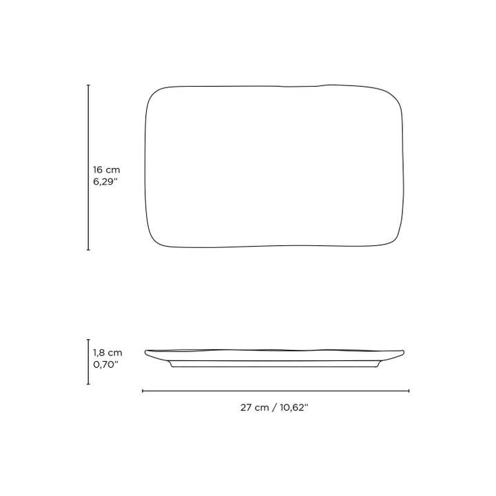 Pink Juta Rectangular Platter Medium 10.63 x 6.3 " Litchi for wholesale on Faire4