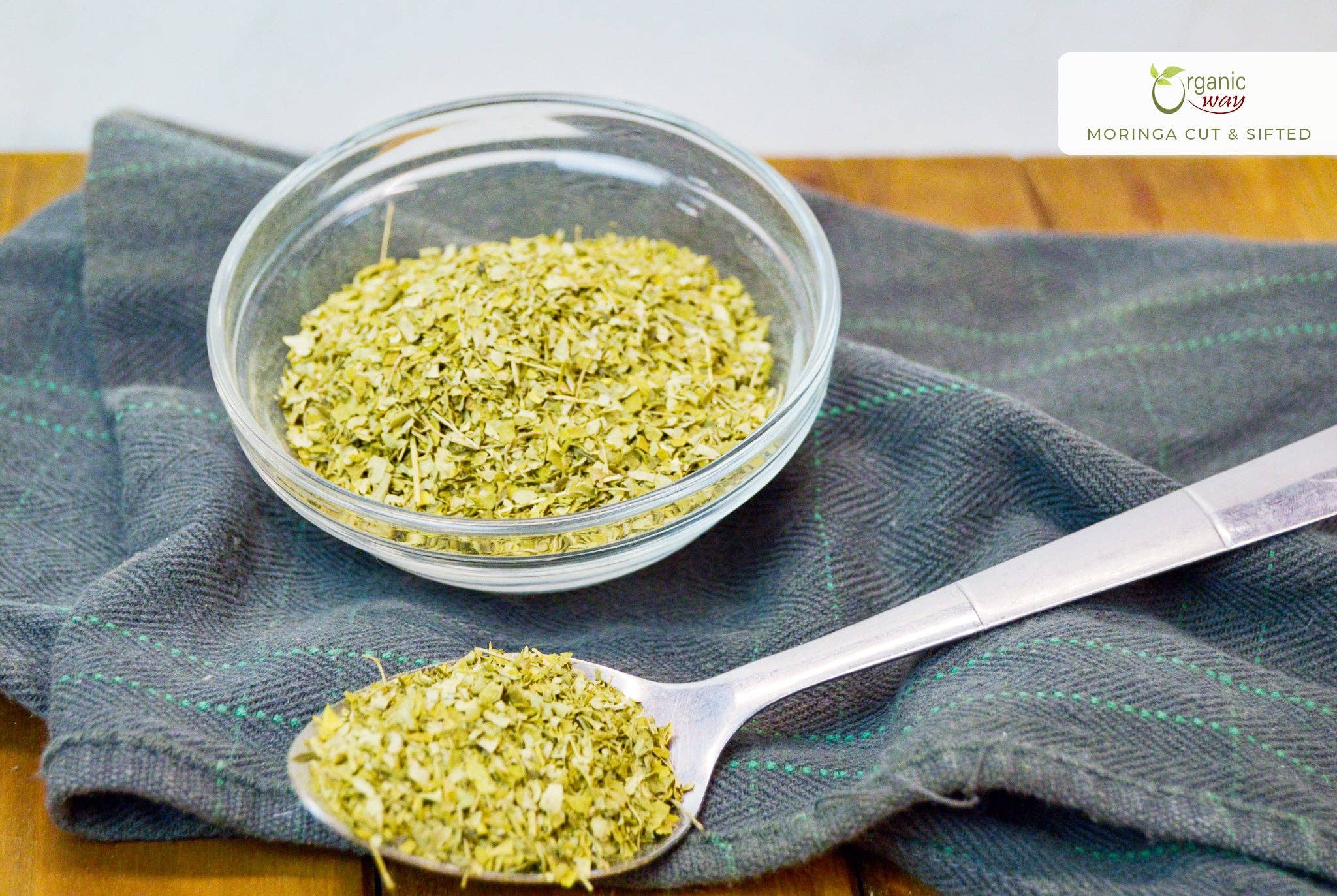 Organic Way LLC – Großhandel Kräuter – Geschnittenes und gesiebtes Moringablatt (Moringa Oleifera) | Kräutertee – Immun- und Energie-Booster | Koscher zertifiziert | Vegan | Nicht GMO & glutenfrei | USDA-zertifiziert | Herkunft: Indien4