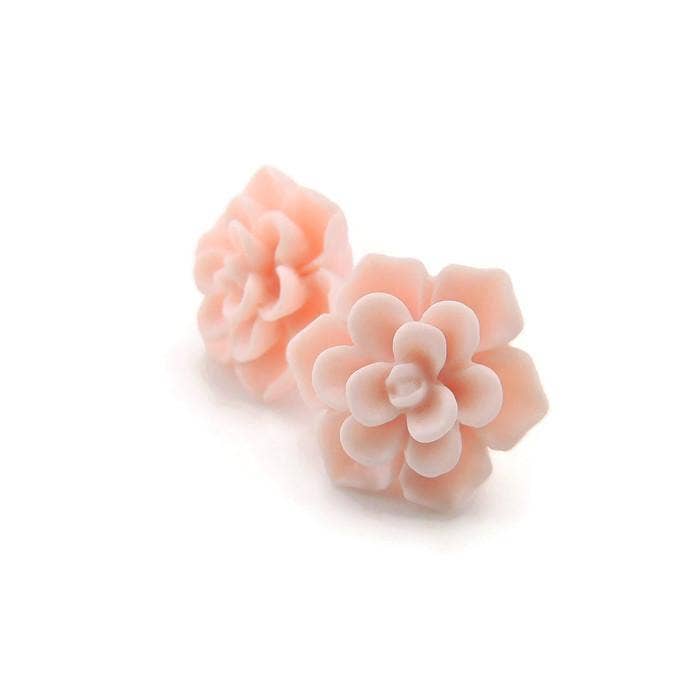 Pretty Smart - Vente Clous d'oreille - Boucles d'oreilles à tige succulentes, 13 mm15