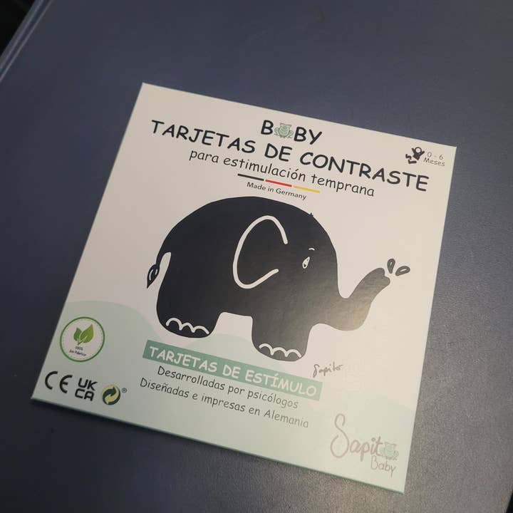 SapitoBaby - Vendita all'ingrosso Carte didattiche - Bambini e neonati - (Carta) Carte di Contrasto per Bambini