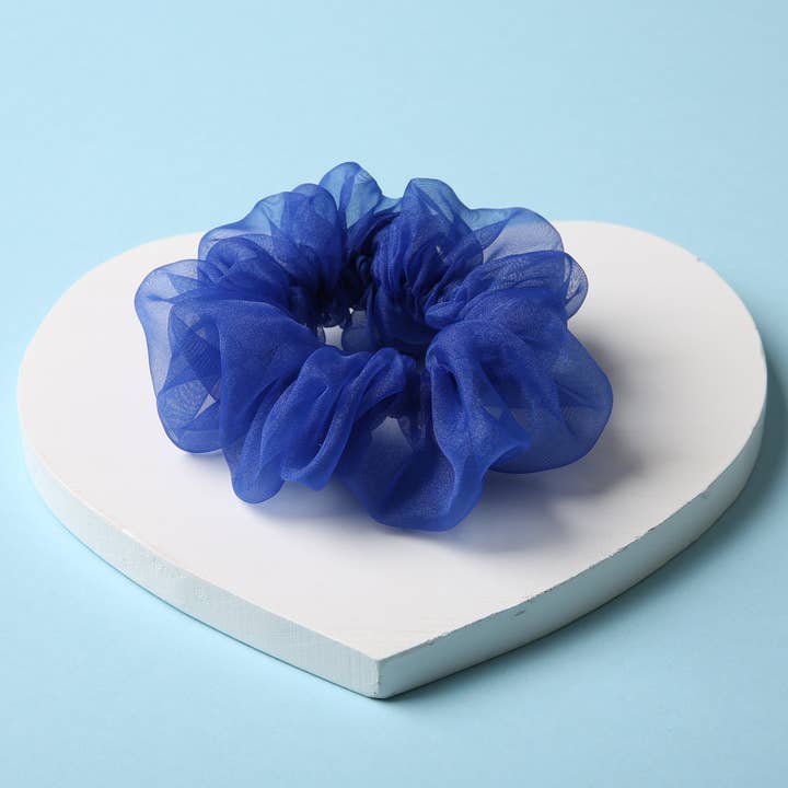 Confezione festiva di 3 elastici in organza. Elastici per capelli XXL. per la vendita all'ingrosso da parte di Cosmic Organza