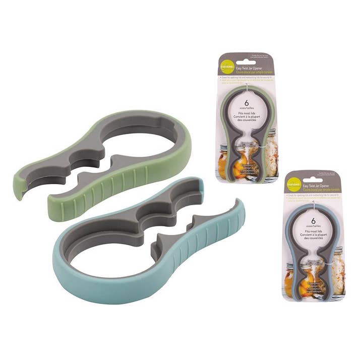 Luciano Gourmet - Wholesale Kitchen Tool/Gadget - Luciano Gourmet Easy Twist Jar Opener, ast. 2 color